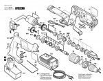 Bosch 0 601 937 703 Gsb 9,6 Ves-2 Cordless Impact Drill 9.6 V / Eu Spare Parts